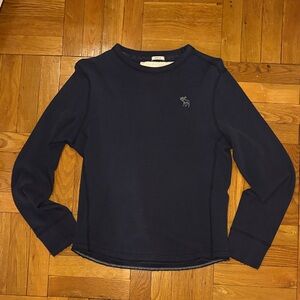 Abercrombie & Fitch Dark Blue Long Sleeve Tee/Thermal